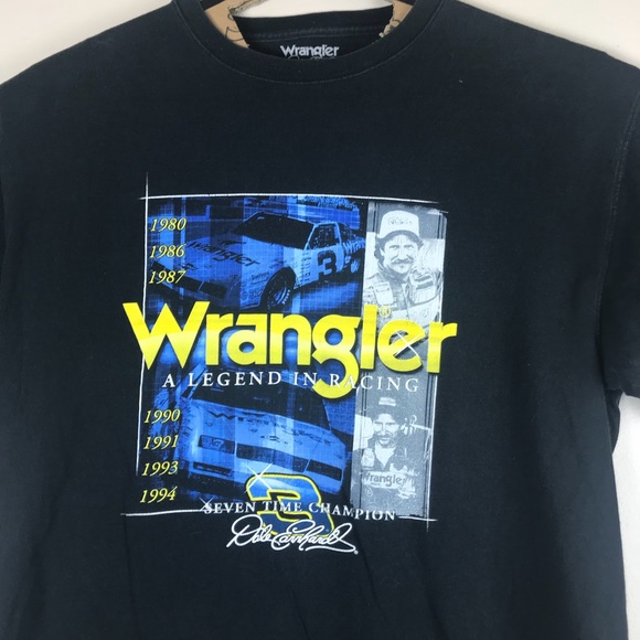 dale earnhardt wrangler shirt